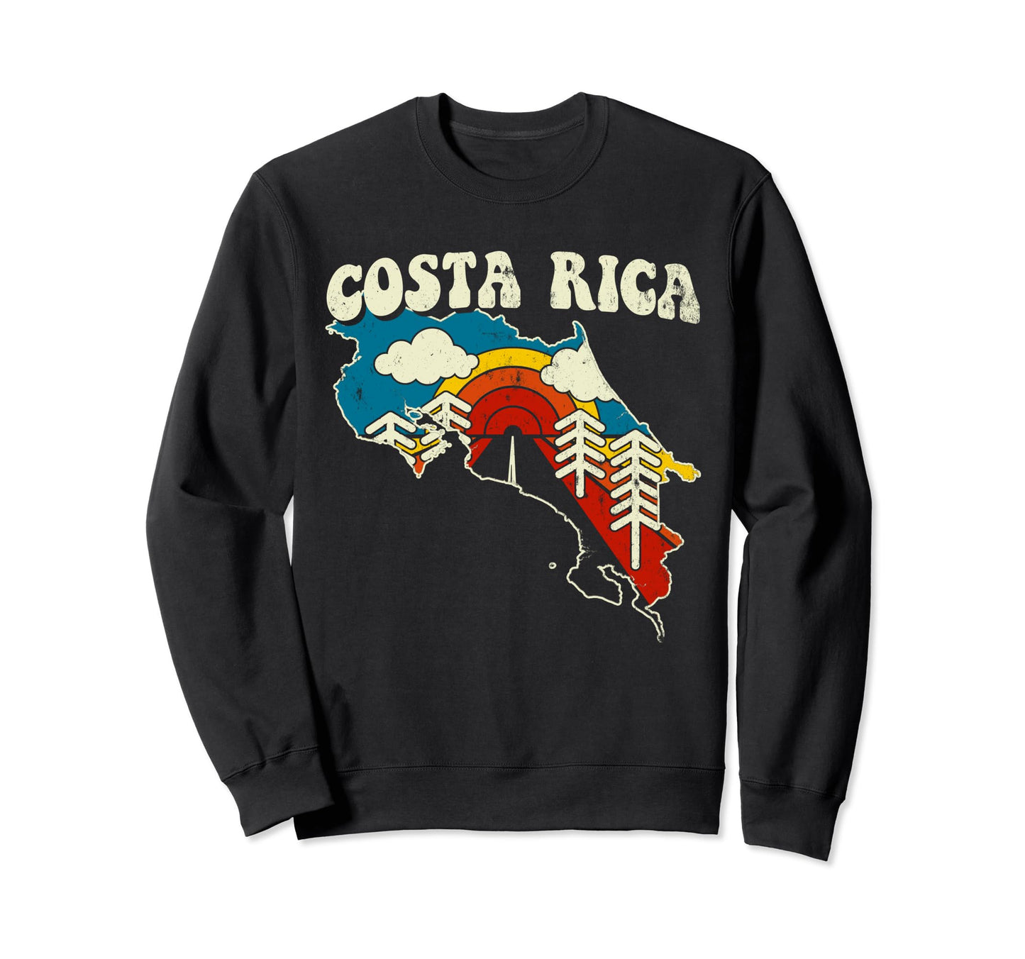 Costa Rica Costa Rican Sweatshirt - Casual Everyday Wear for Adults - T-Shirt, Sweatshirt, Hoodie