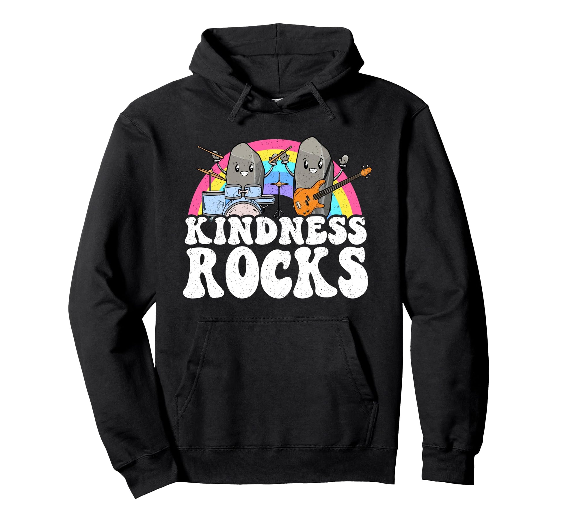 Anti Bullying Rainbow Hippie Music Hoodie - Streetwear Style Men Women - T-Shirt, Sweatshirt, Hoodie