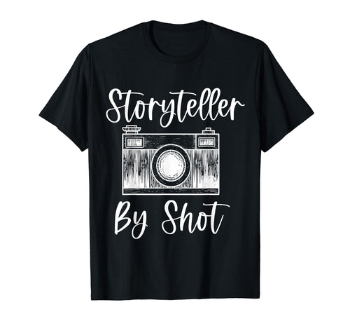 Storyteller Shot Camera Photography T-Shirt - Trendy Graphic Unisex - T-Shirt, Sweatshirt, Hoodie