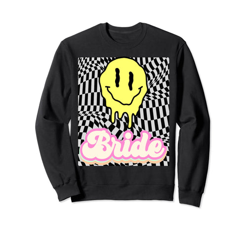 Bride Bridal Boho Hippie Wedding Sweatshirt - Trendy Graphic for Adults - T-Shirt, Sweatshirt, Hoodie