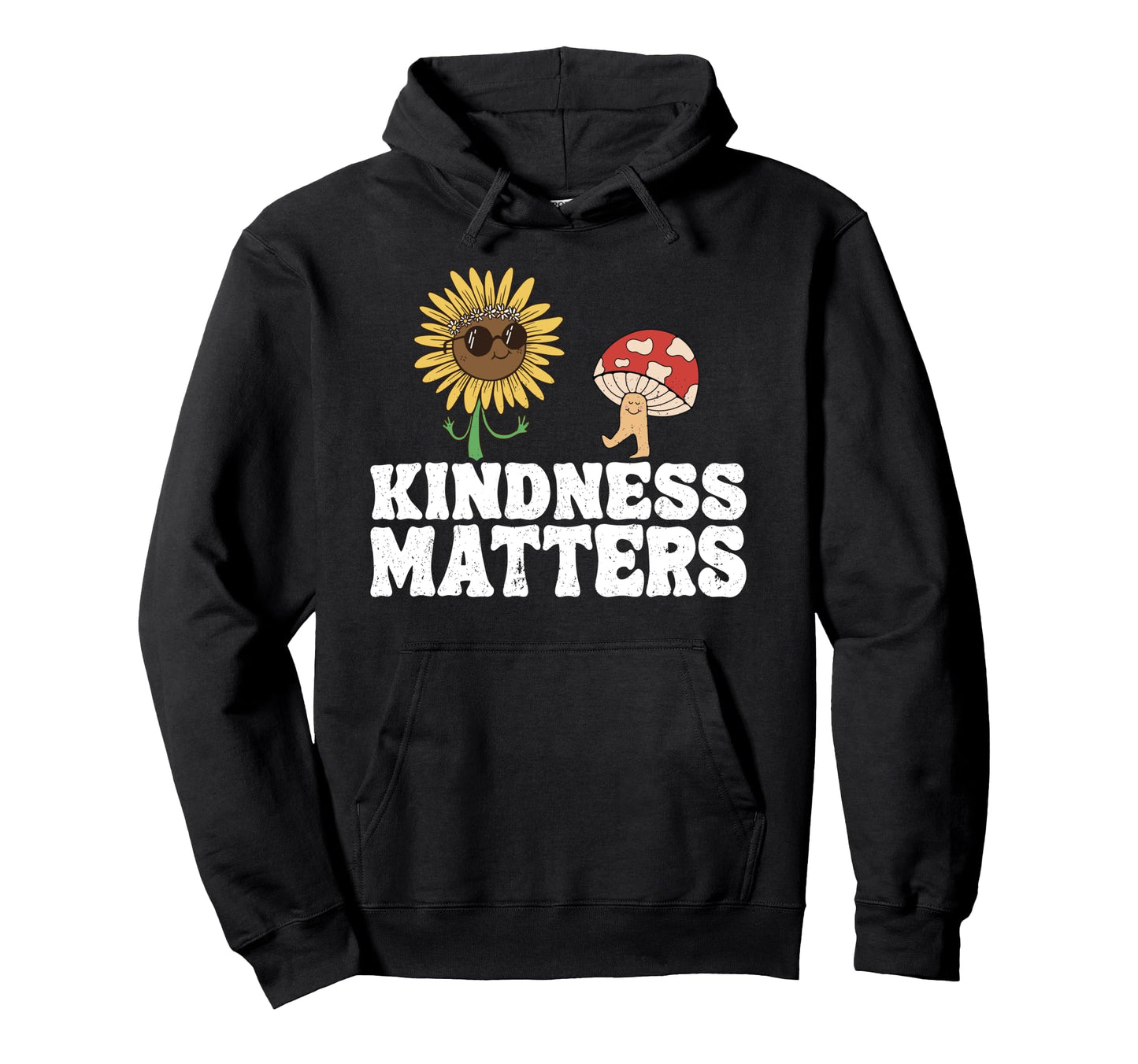 Hippie Sunflower Rainbow Sped Hoodie - Fun Novelty Design for Adults - T-Shirt, Sweatshirt, Hoodie