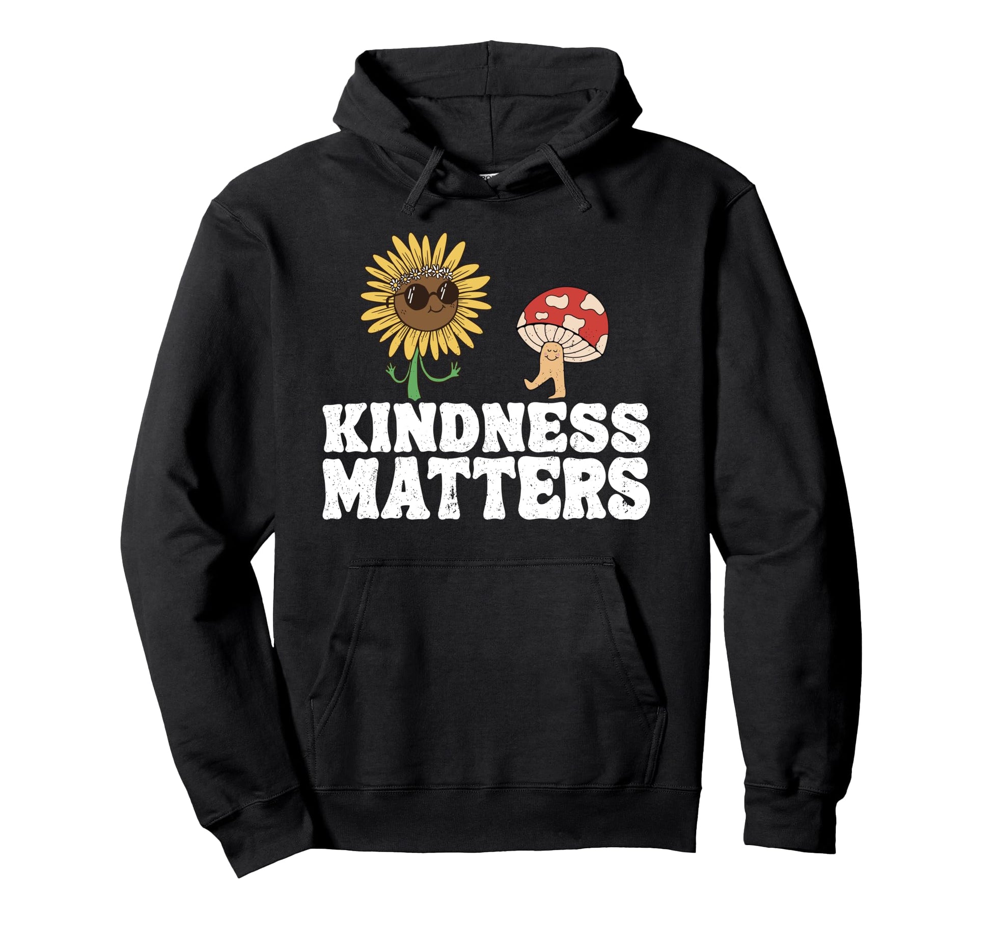 Hippie Sunflower Rainbow Sped Hoodie - Fun Novelty Design for Adults - T-Shirt, Sweatshirt, Hoodie