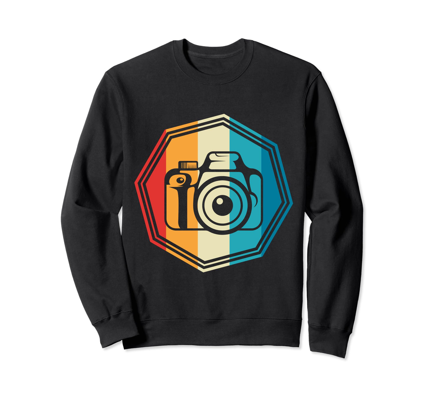 Photographer Photography Camera Sweatshirt - Aesthetic Graphic for Adults - T-Shirt, Sweatshirt, Hoodie