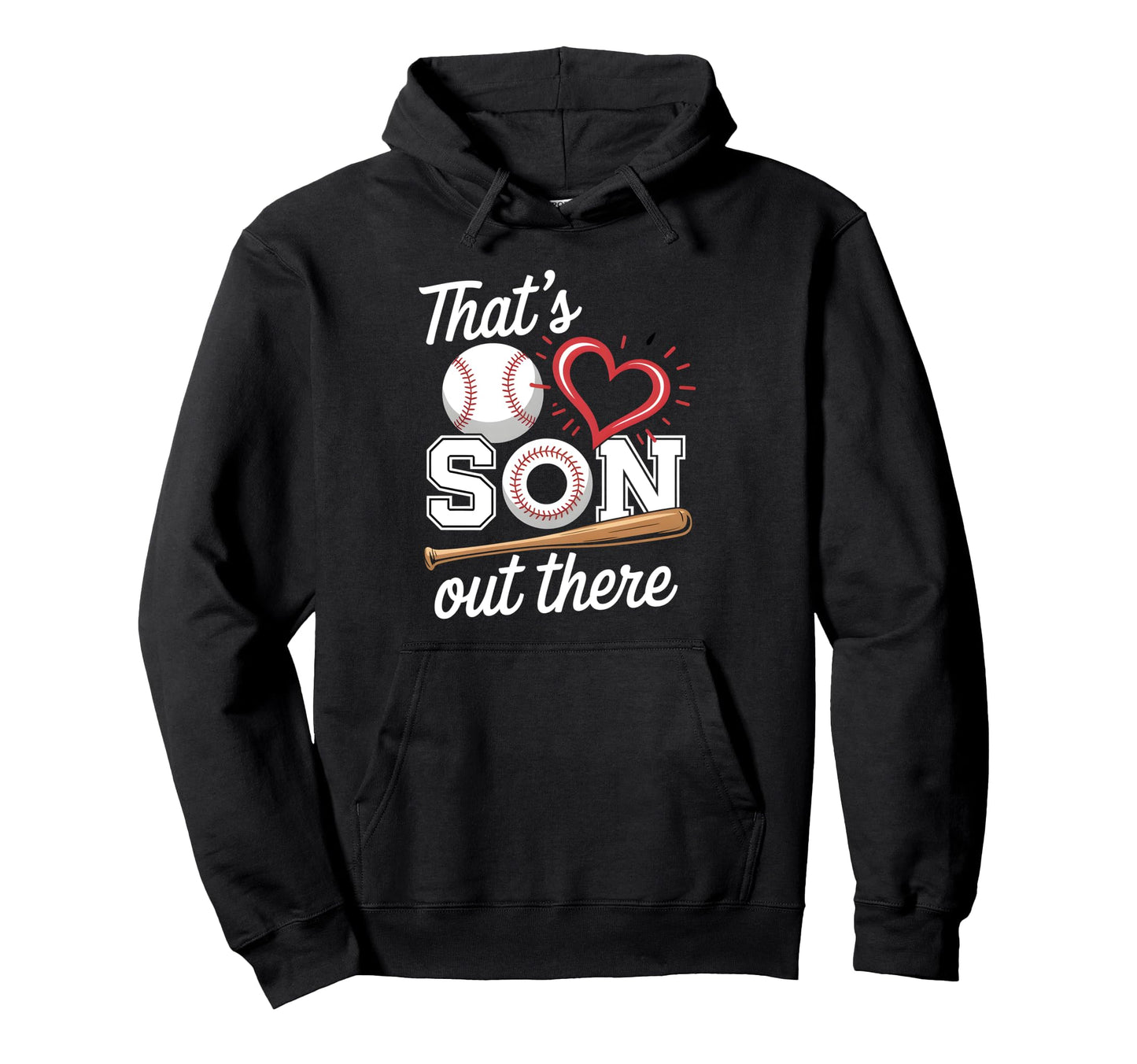 Thats My Son Baseball Grandma Mothers Day Hoodie - Novelty Apparel Unisex - T-Shirt, Sweatshirt, Hoodie