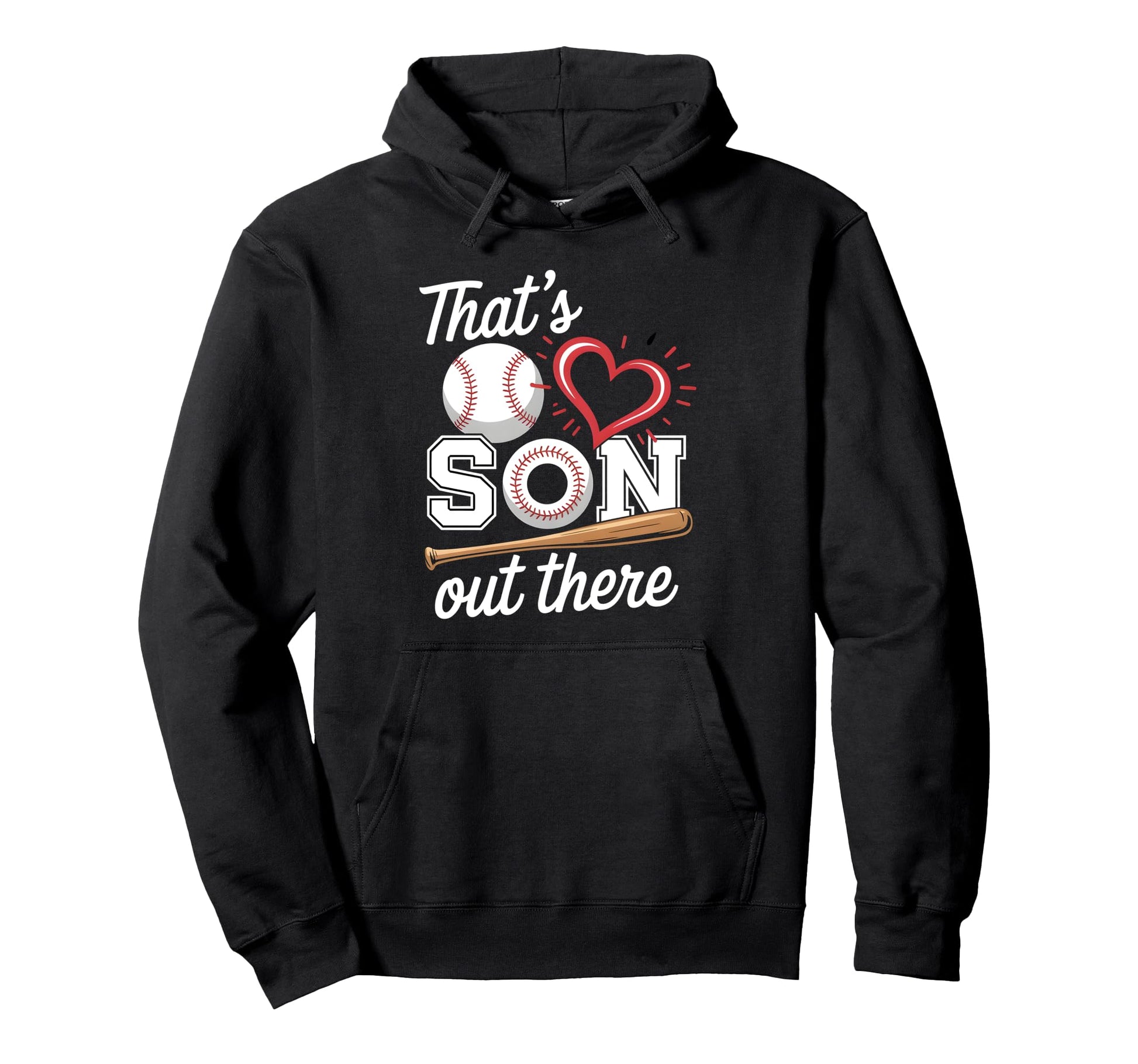 Thats My Son Baseball Grandma Mothers Day Hoodie - Novelty Apparel Unisex - T-Shirt, Sweatshirt, Hoodie