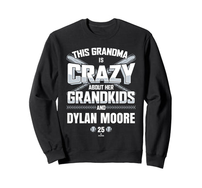 Grandma Crazy Dylan Moore Seattle Sweatshirt - Graphic Print for Adults - T-Shirt, Sweatshirt, Hoodie