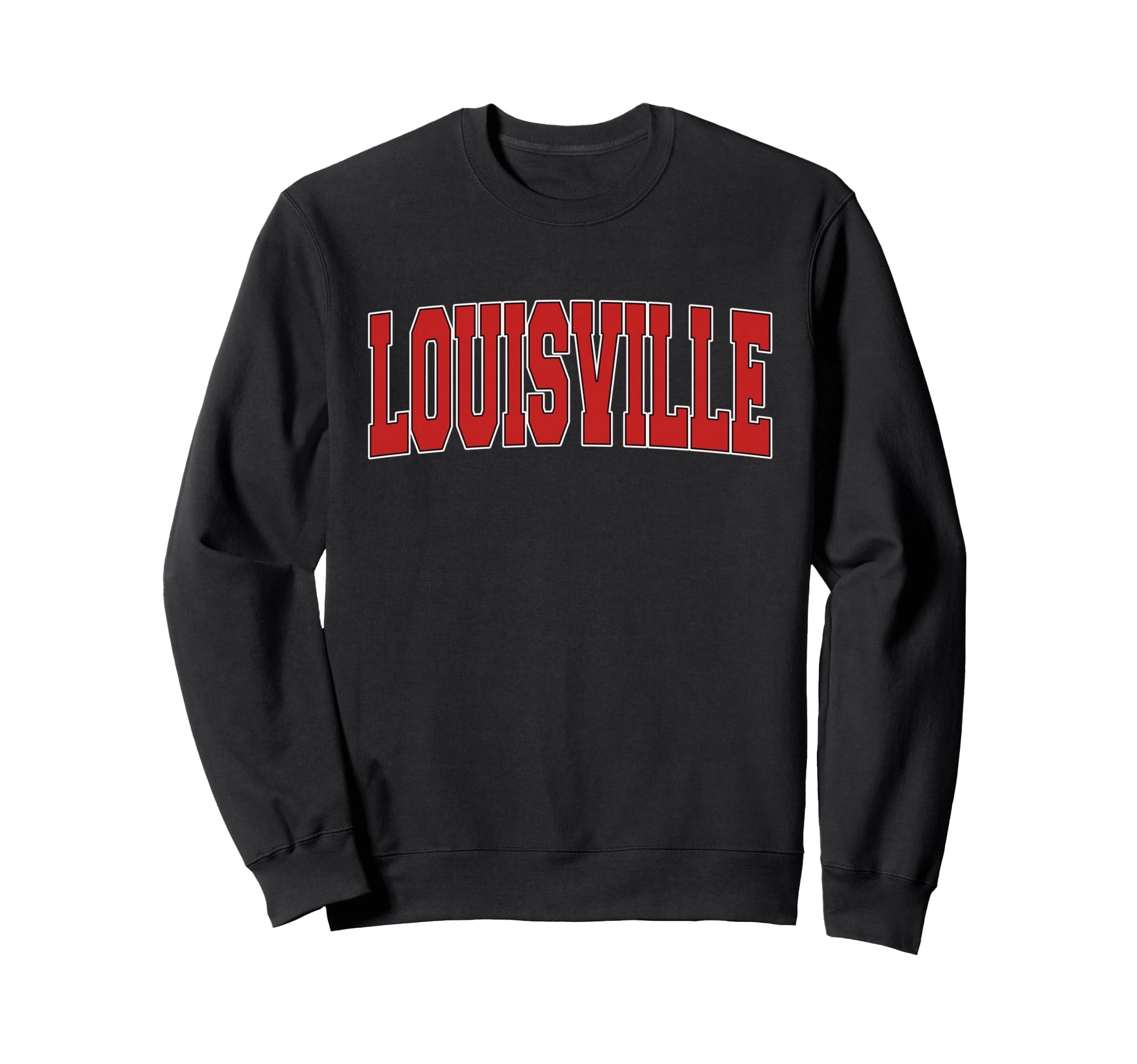 Louisville Ky Kentucky Varsity Usa Sweatshirt - Minimalist Print Men Women - T-Shirt, Sweatshirt, Hoodie