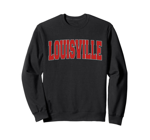 Louisville Ky Kentucky Varsity Usa Sweatshirt - Minimalist Print Men Women - T-Shirt, Sweatshirt, Hoodie
