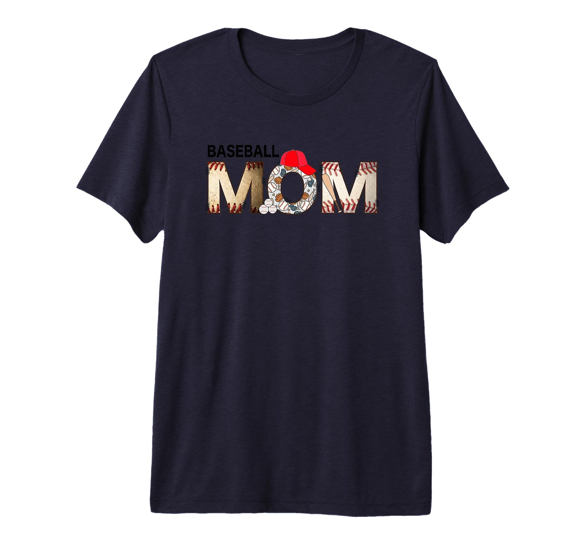 Baseball Mom Sports Enthusiast Tri Blend T-Shirt - Trendy Graphic Men Women - T-Shirt, Sweatshirt, Hoodie