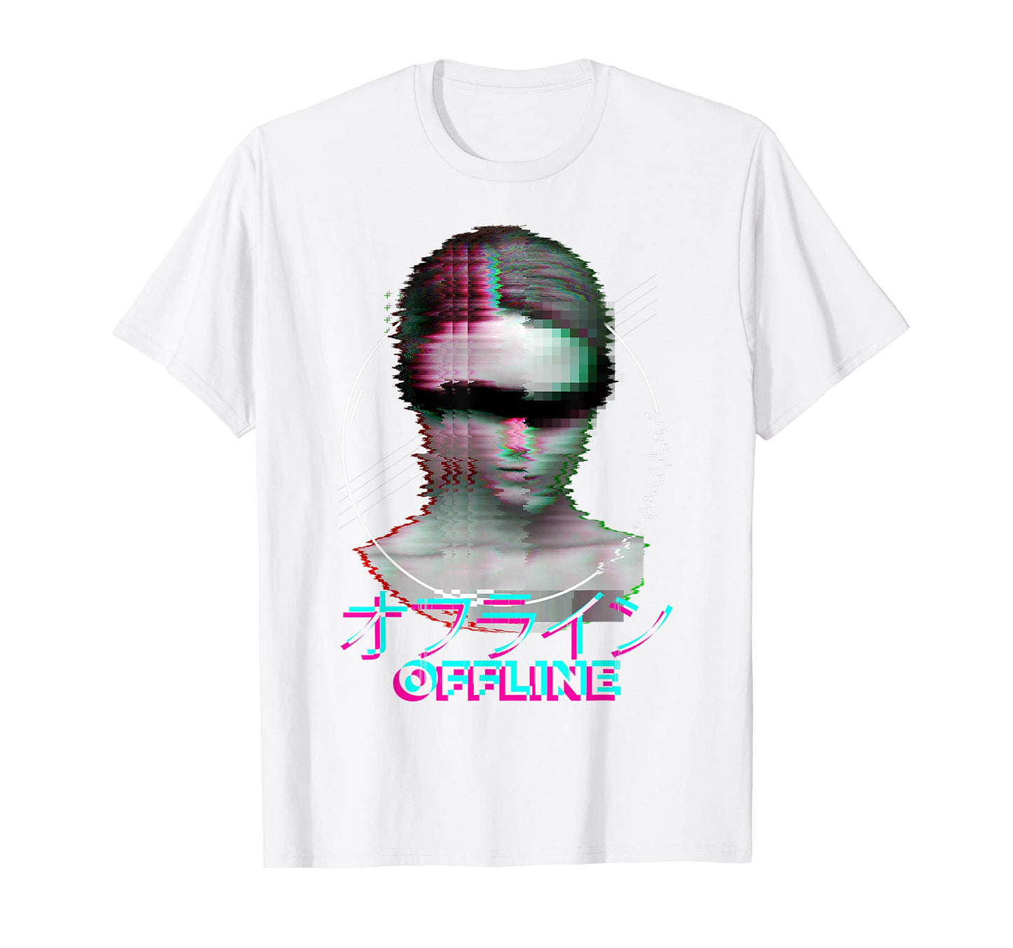 Japanese 90S Minimal Eboy Egirl Glitch T-Shirt - Aesthetic Graphic Unisex - T-Shirt, Sweatshirt, Hoodie