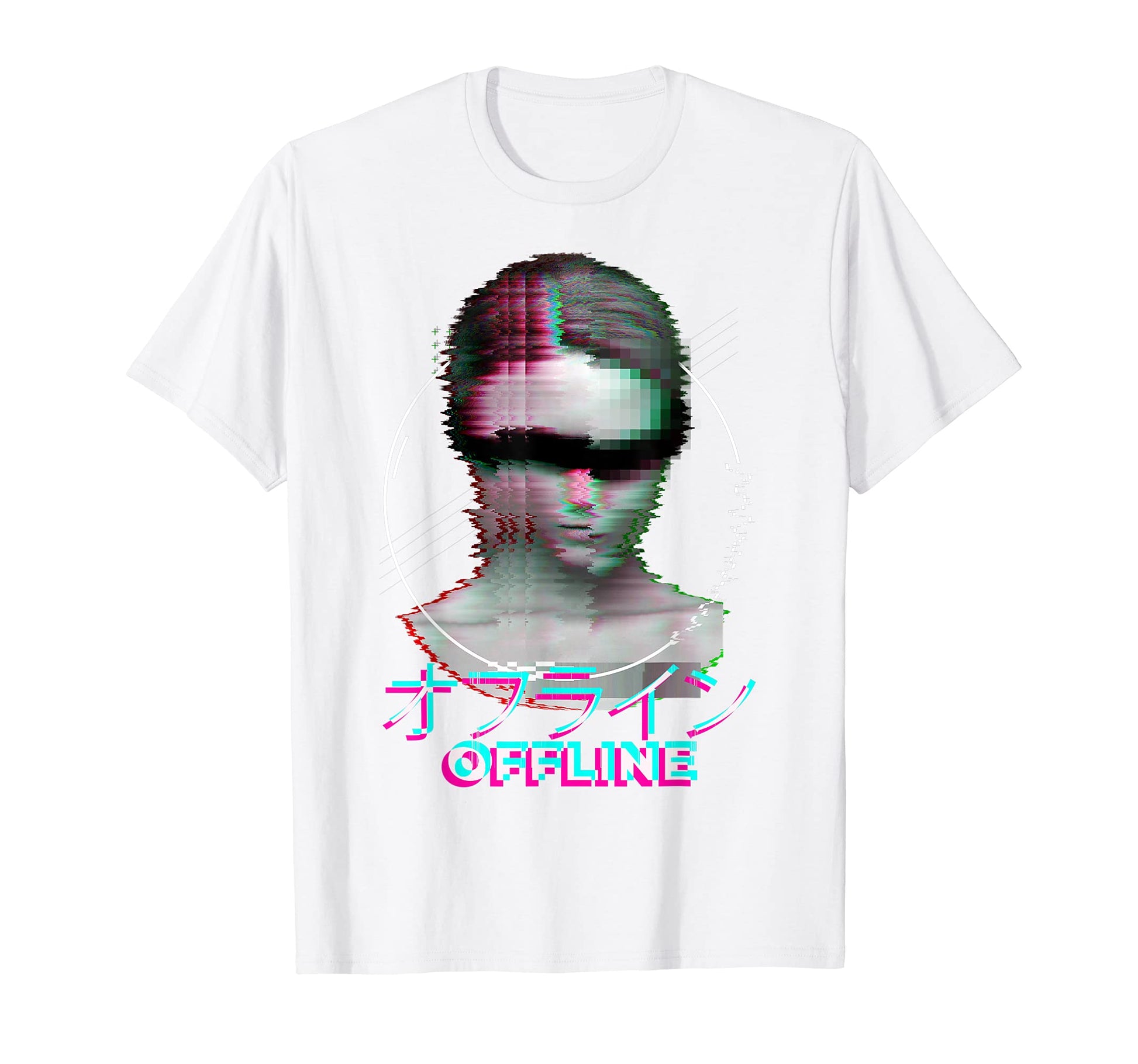 Japanese 90S Minimal Eboy Egirl Glitch T-Shirt - Aesthetic Graphic Unisex - T-Shirt, Sweatshirt, Hoodie