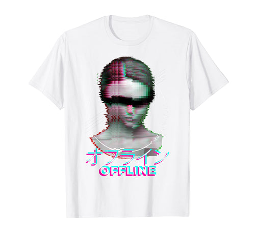 Japanese 90S Minimal Eboy Egirl Glitch T-Shirt - Aesthetic Graphic Unisex - T-Shirt, Sweatshirt, Hoodie