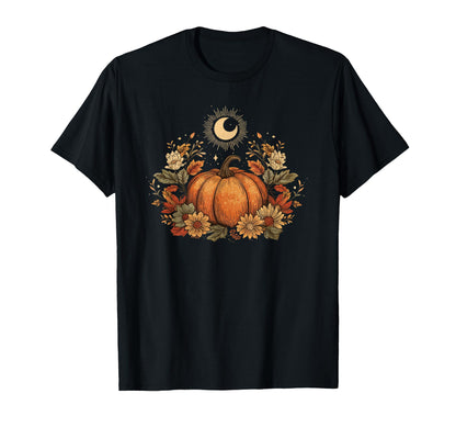 Pumpkin Spice Tis Season Equinox Moon T-Shirt - Fun Novelty Design Unisex - T-Shirt, Sweatshirt, Hoodie