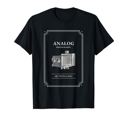 Analog Photography Art Soul Camera T-Shirt - Graphic Print Men Women - T-Shirt, Sweatshirt, Hoodie