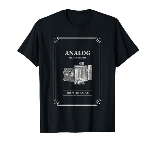 Analog Photography Art Soul Camera T-Shirt - Graphic Print Men Women - T-Shirt, Sweatshirt, Hoodie
