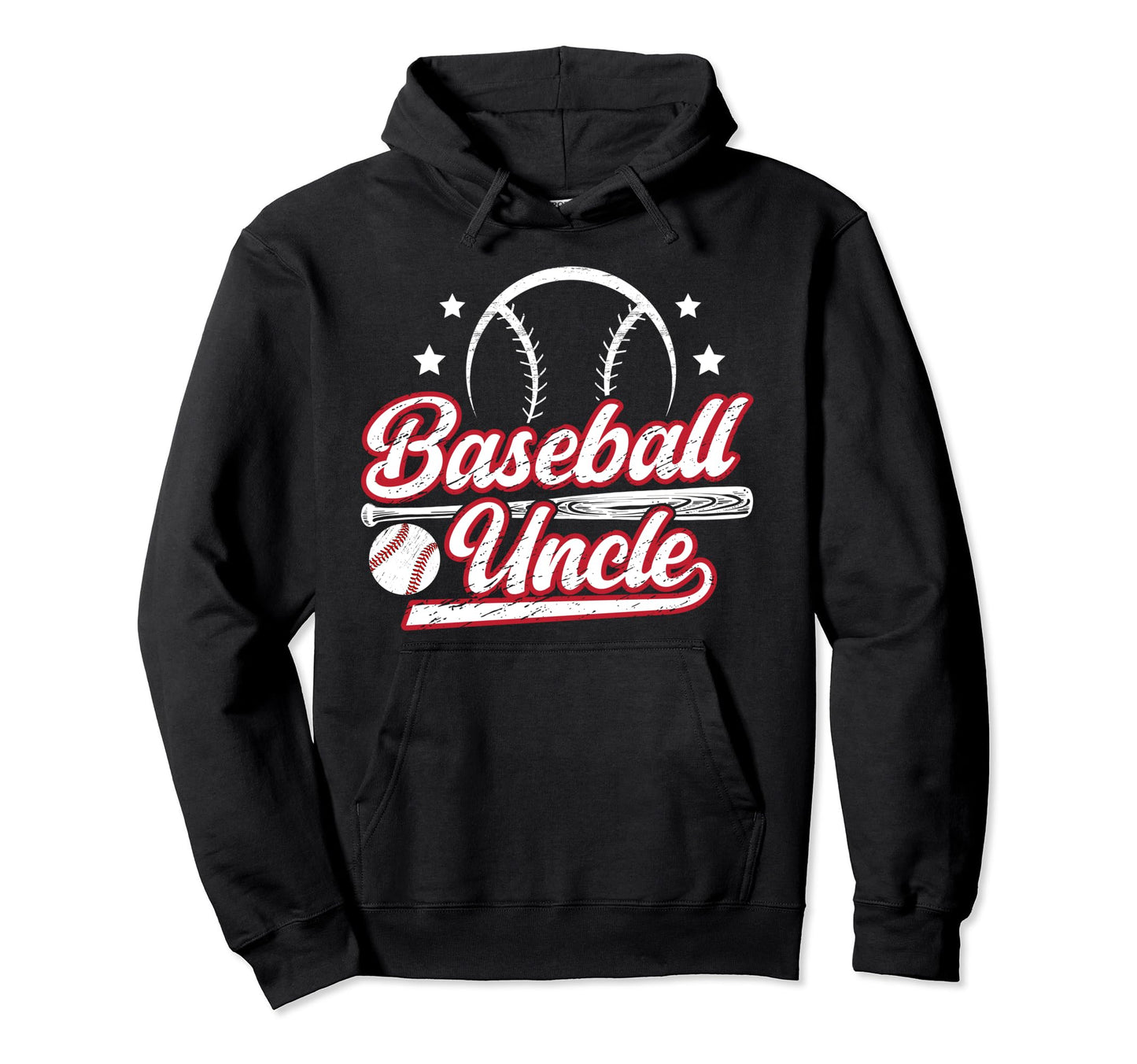 Proud Baseball Uncle Baseball Player Hoodie - Graphic Print for Adults - T-Shirt, Sweatshirt, Hoodie