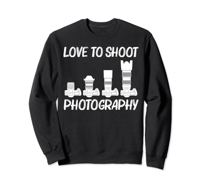 Photography Art Photographer Sweatshirt - Minimalist Print Men Women - T-Shirt, Sweatshirt, Hoodie