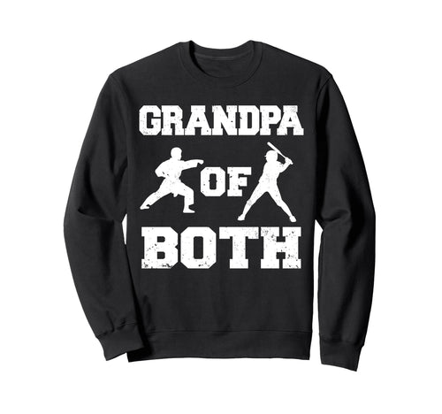Grandpa Both Funny Baseball And Sweatshirt - Unique Graphic for Adults - T-Shirt, Sweatshirt, Hoodie