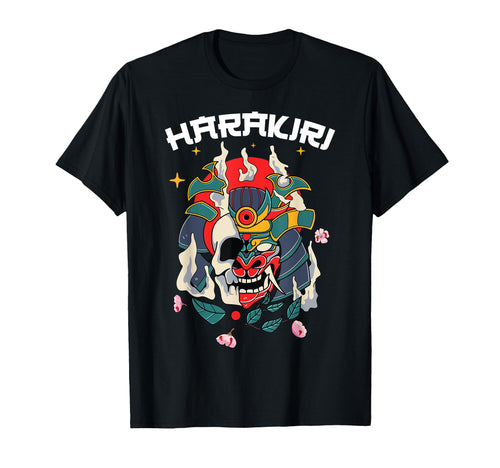 Samurais Harakiri Otaku Dragons T-Shirt - Custom Art Print Men Women - T-Shirt, Sweatshirt, Hoodie