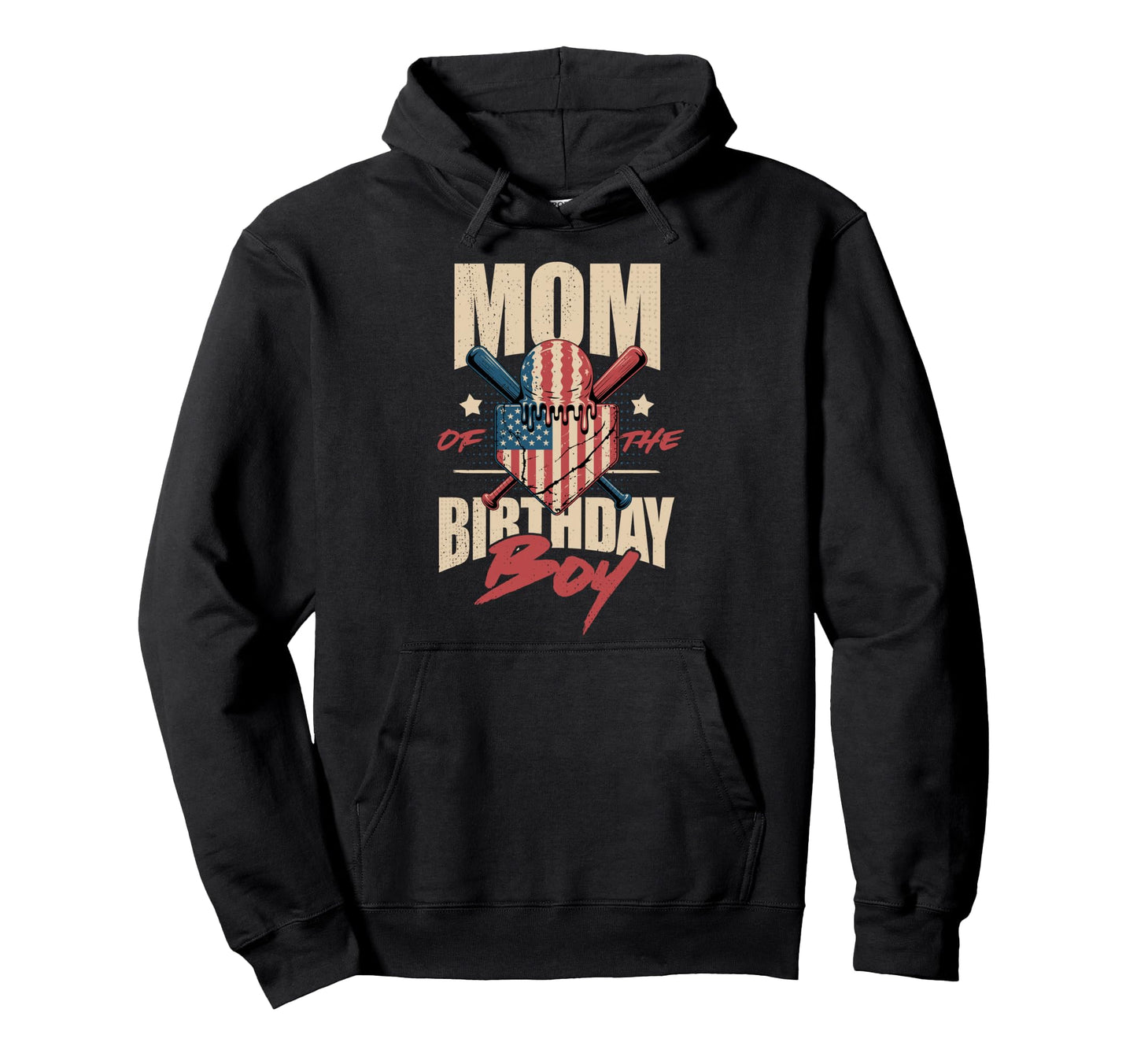 Mom Birthday Matching Baseball Birthday Hoodie - Novelty Apparel Men Women - T-Shirt, Sweatshirt, Hoodie