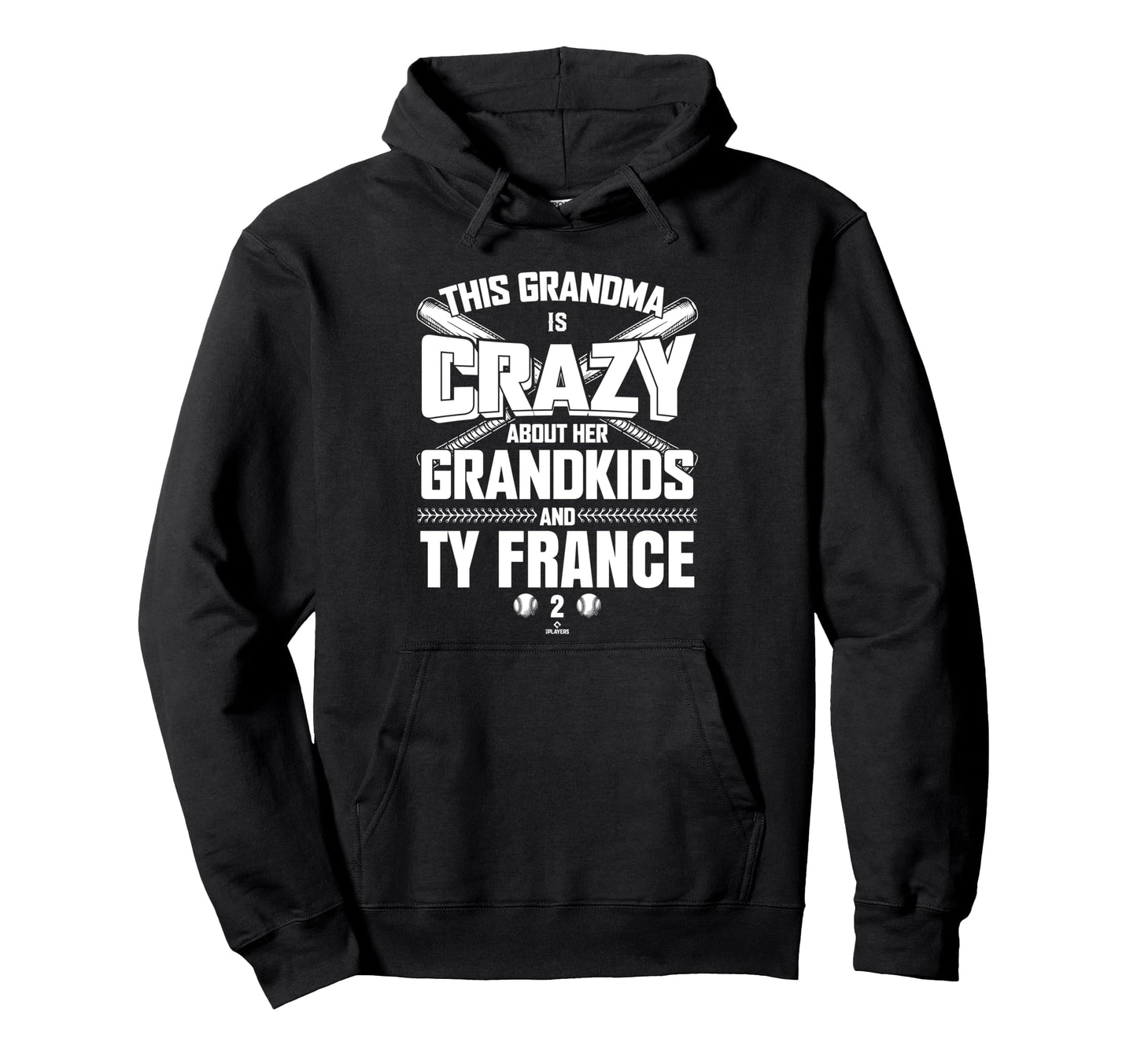 Grandma Crazy Ty France Cincinnati Hoodie - Unique Graphic for Adults - T-Shirt, Sweatshirt, Hoodie