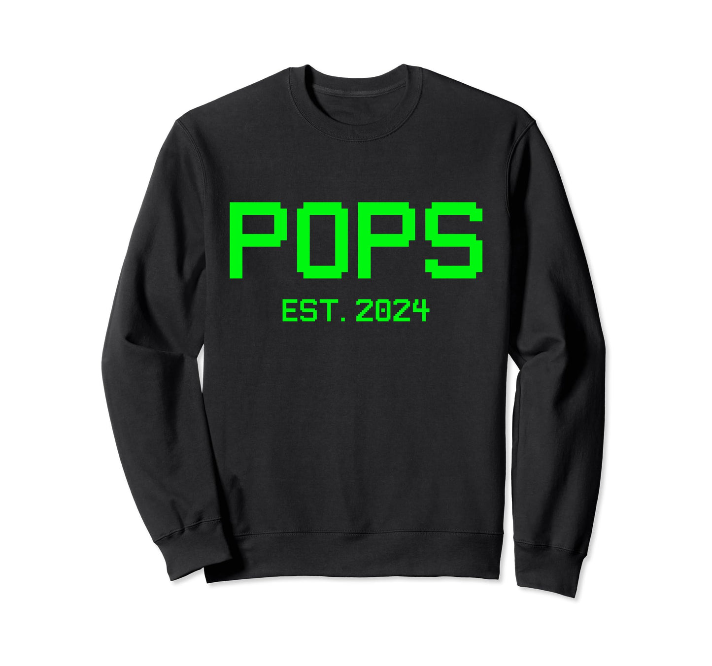 Pops Est 2024 Gamer Pops 2024 New Sweatshirt - Novelty Apparel Unisex - T-Shirt, Sweatshirt, Hoodie