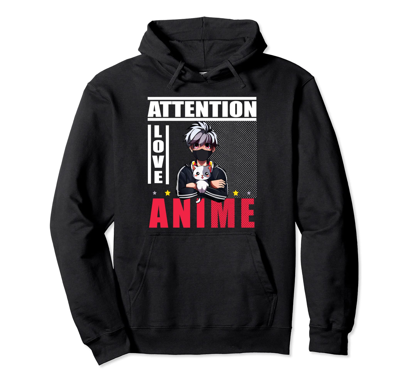 Anime Love Anime Vaporwave Japanese Hoodie - Fun Novelty Design Men Women - T-Shirt, Sweatshirt, Hoodie