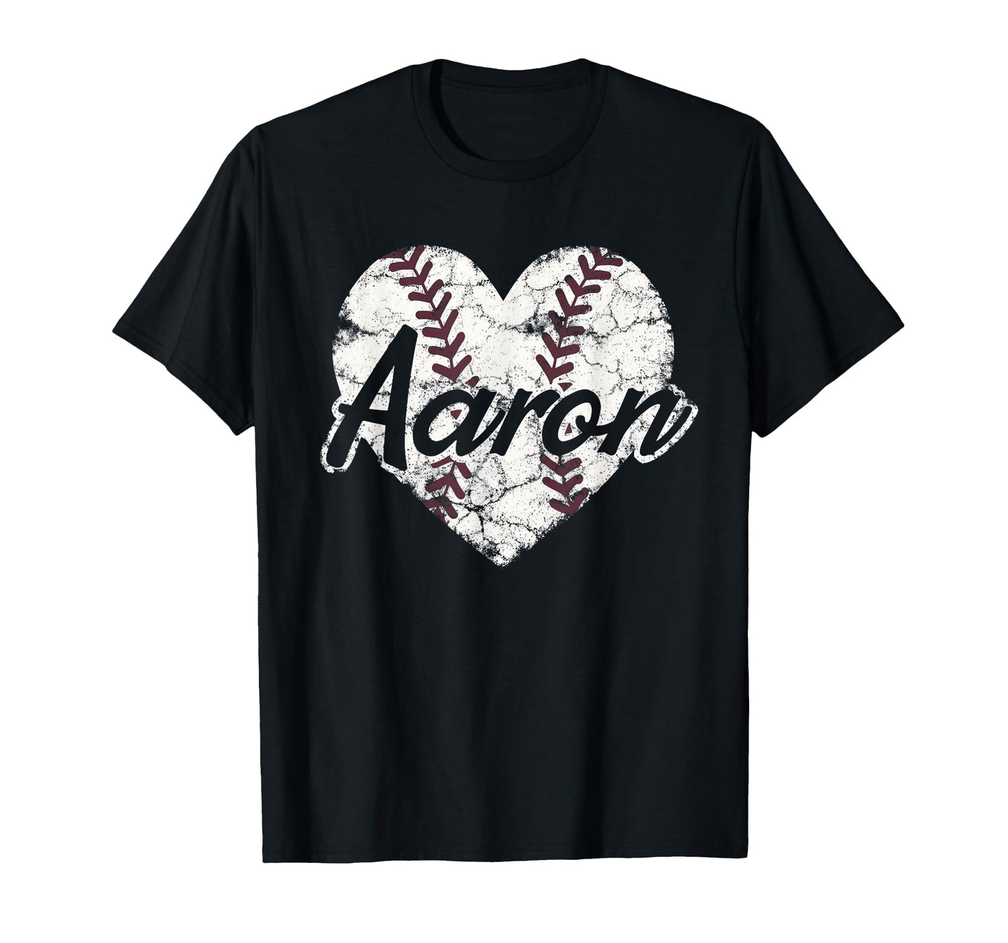 Aaron Baseball Personalized Name Mom T-Shirt - Casual Everyday Wear Unisex - T-Shirt, Sweatshirt, Hoodie