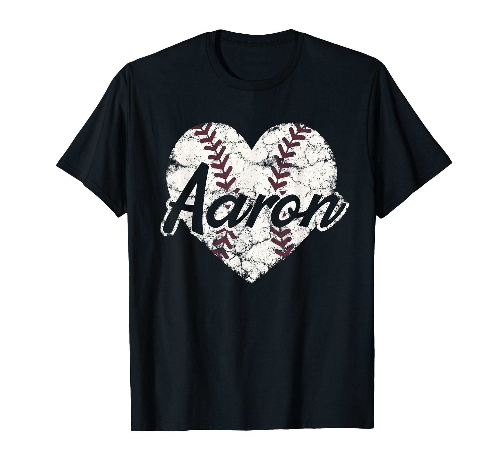 Aaron Baseball Personalized Name Mom T-Shirt - Casual Everyday Wear Unisex - T-Shirt, Sweatshirt, Hoodie