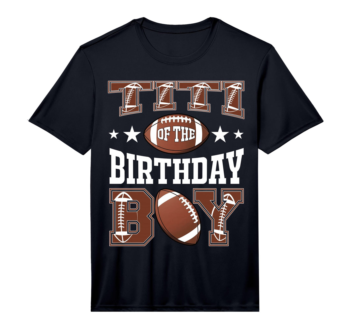 Mens Titi Birthday Football Game Day T-Shirt - Minimalist Print for Adults - T-Shirt, Sweatshirt, Hoodie