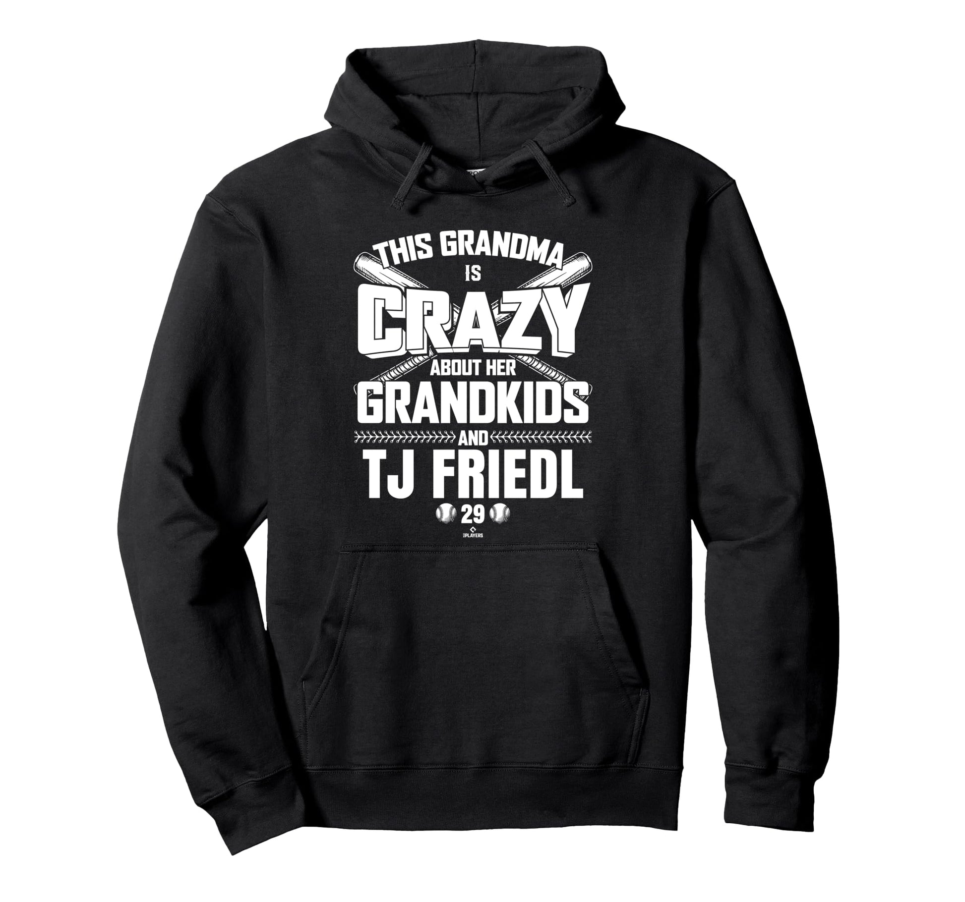 Grandma Crazy Tj Friedl Cincinnati Hoodie - Streetwear Style for Adults - T-Shirt, Sweatshirt, Hoodie