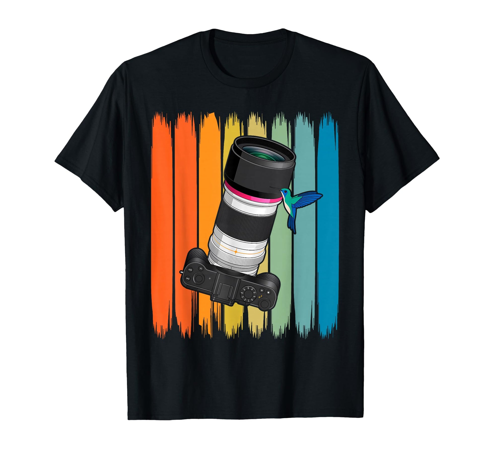 Long Lens Bird Camera T-Shirt - Streetwear Style Unisex - T-Shirt, Sweatshirt, Hoodie