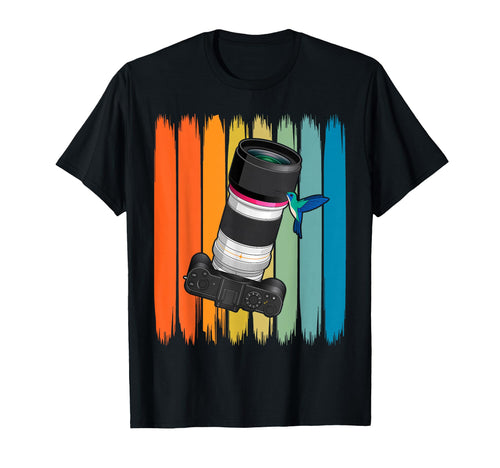 Long Lens Bird Camera T-Shirt - Streetwear Style Unisex - T-Shirt, Sweatshirt, Hoodie