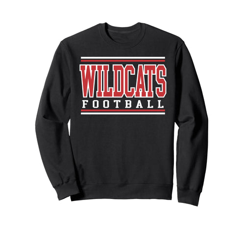 Wildcats Game Day Football Mom Red Sweatshirt - Custom Art Print Unisex - T-Shirt, Sweatshirt, Hoodie