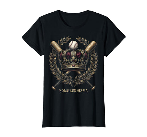 Home Run Mama Baseball Mom T-Shirt - Custom Art Print for Adults - T-Shirt, Sweatshirt, Hoodie
