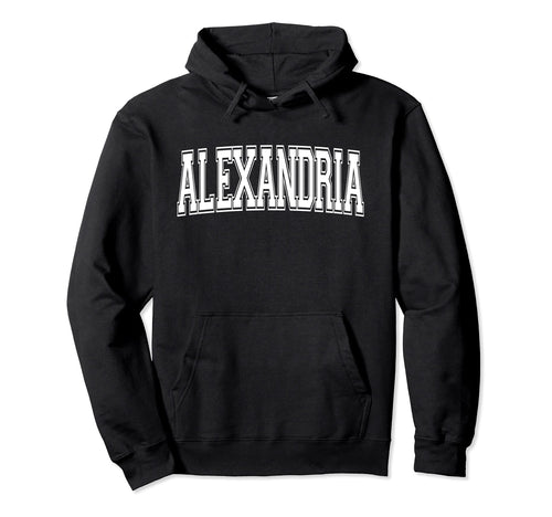 Alexandria Va Virginia Usa Sports Varsity Hoodie - Graphic Print Men Women - T-Shirt, Sweatshirt, Hoodie