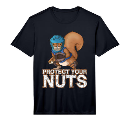 Mens Protect Your Nuts Baseball T-Shirt - Novelty Apparel Men Women - T-Shirt, Sweatshirt, Hoodie