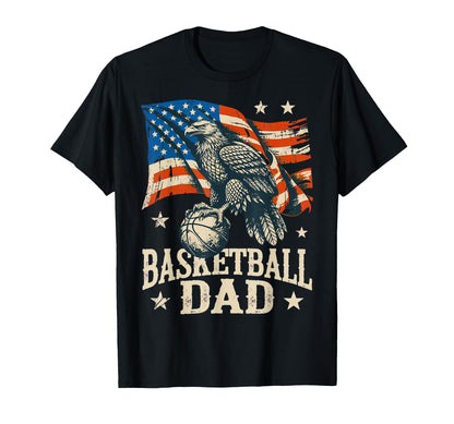 Basketball American Flag Basketball T-Shirt - Custom Art Print Men Women - T-Shirt, Sweatshirt, Hoodie
