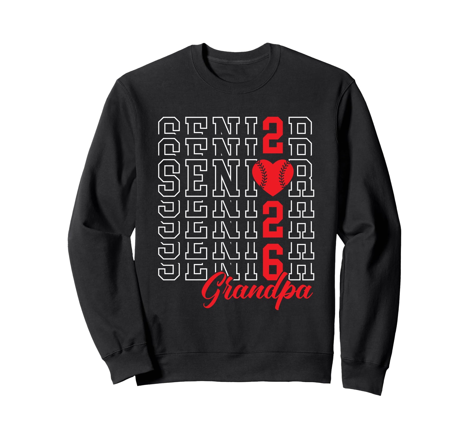 Baseball Senior Grandpa Sweatshirt - Casual Everyday Wear Men Women - T-Shirt, Sweatshirt, Hoodie