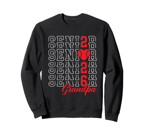 Baseball Senior Grandpa Sweatshirt - Casual Everyday Wear Men Women - T-Shirt, Sweatshirt, Hoodie