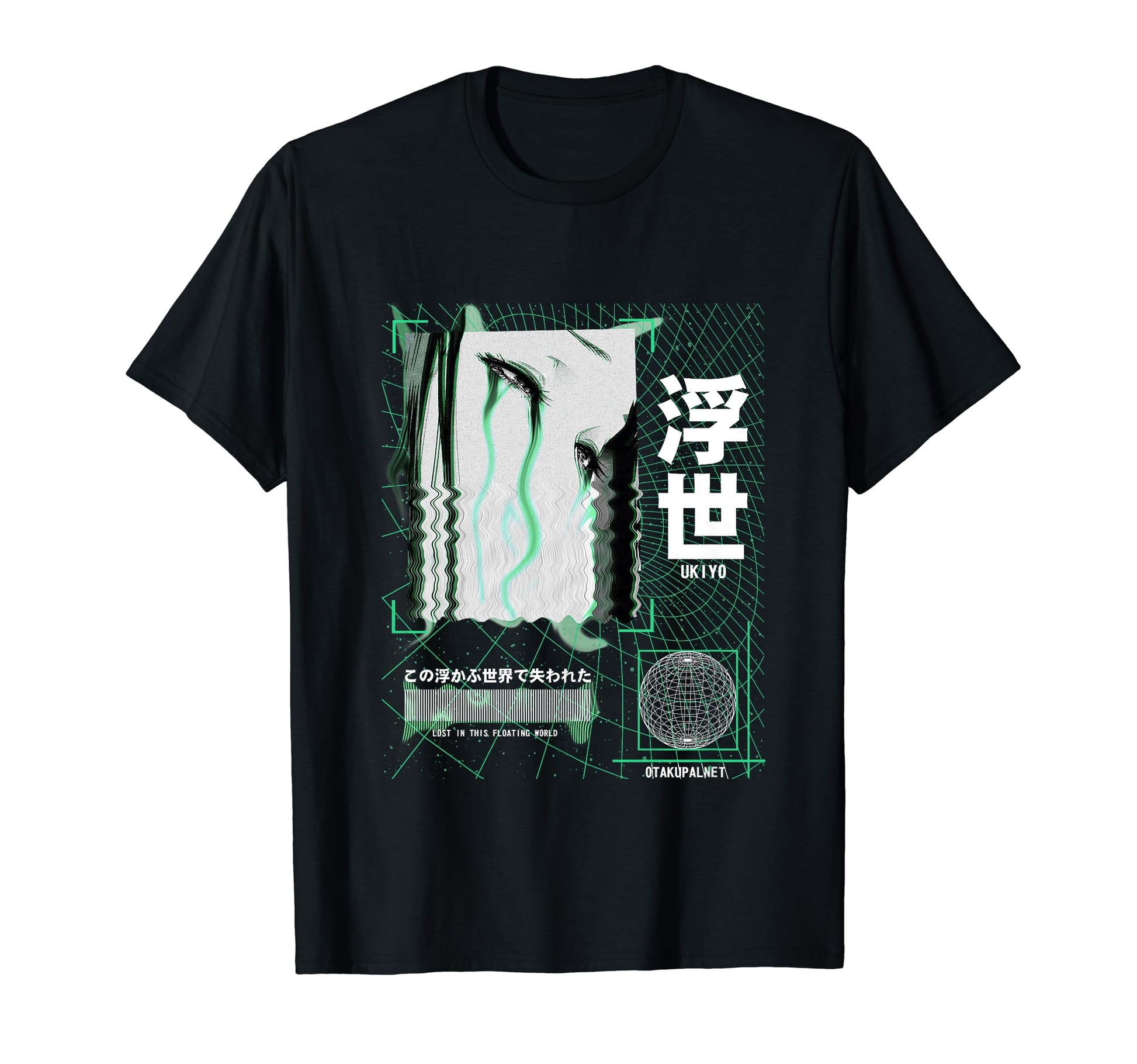 Grunge Vaporwave Anime T-Shirt - Casual Everyday Wear for Adults - T-Shirt, Sweatshirt, Hoodie