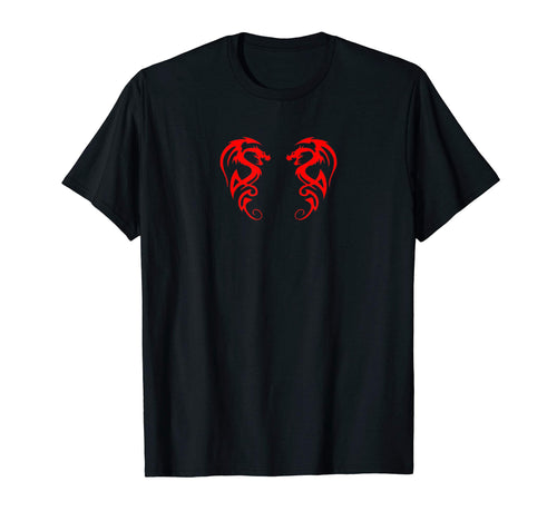 Tribal Dragons Aesthetic Soft Grunge E T-Shirt - Unique Graphic Men Women - T-Shirt, Sweatshirt, Hoodie