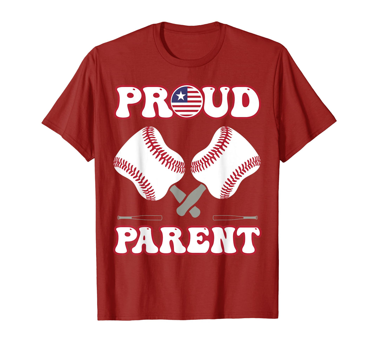 Proud Baseball Parent Fan Sports Pun T-Shirt - Casual Everyday Wear Unisex - T-Shirt, Sweatshirt, Hoodie