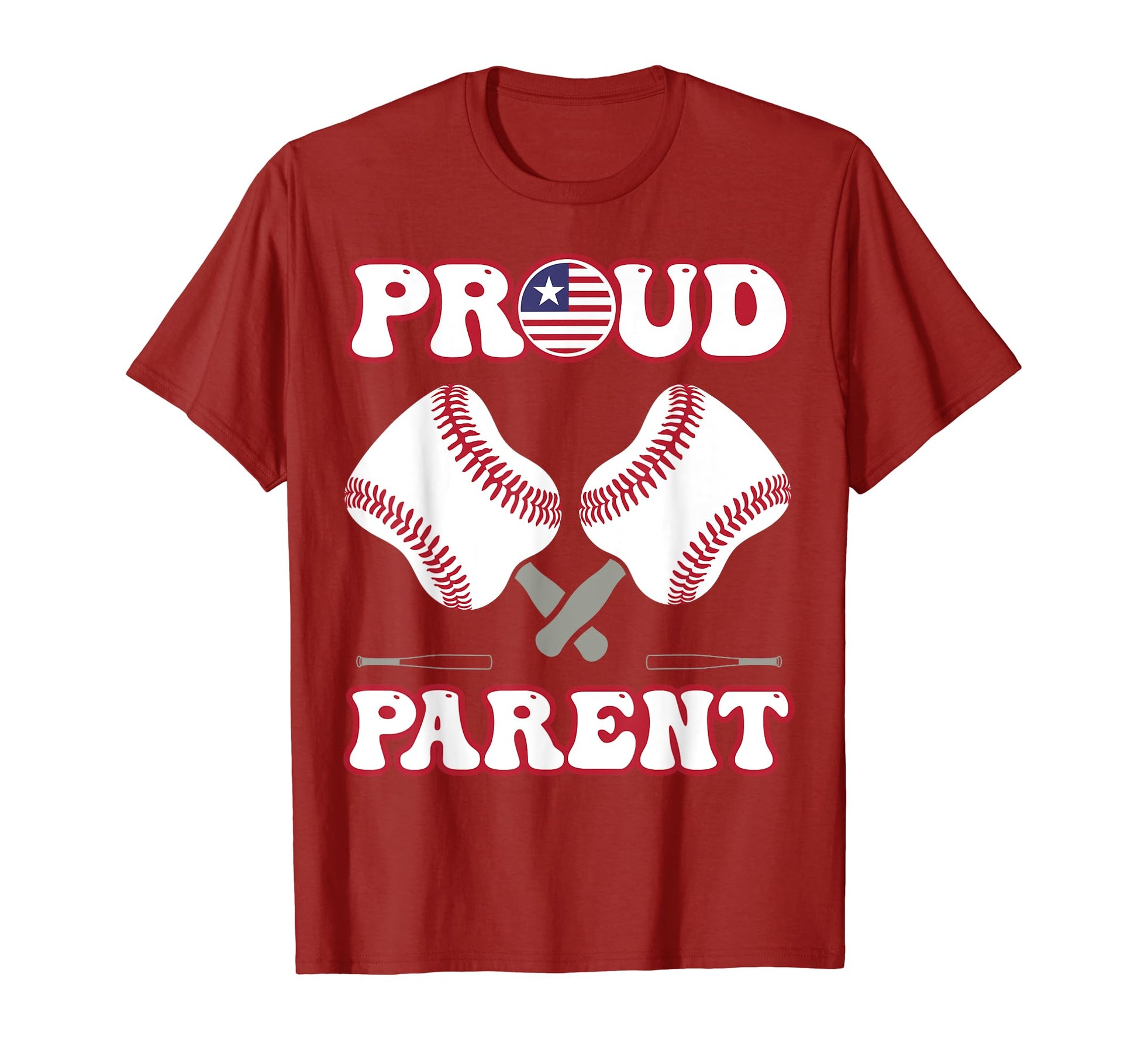 Proud Baseball Parent Fan Sports Pun T-Shirt - Casual Everyday Wear Unisex - T-Shirt, Sweatshirt, Hoodie