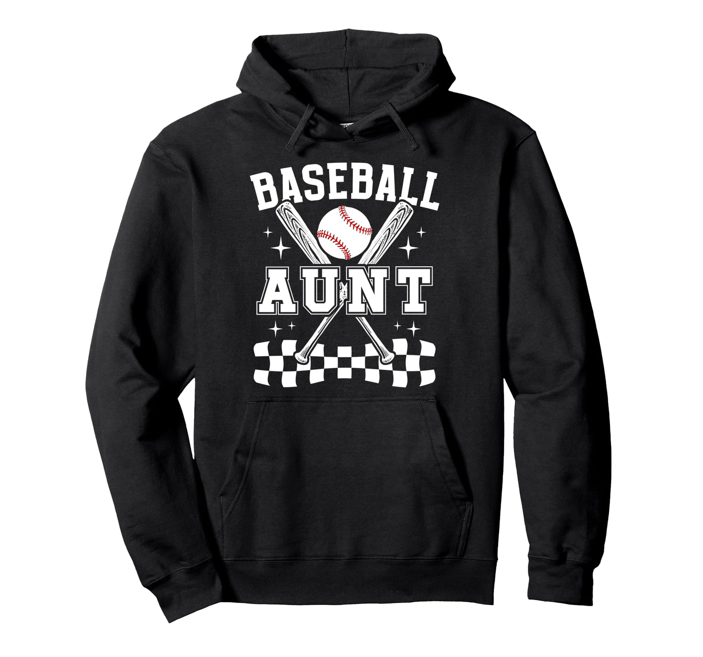 Baseball Aunt Baseball Player Auntie Hoodie - Unique Graphic Men Women - T-Shirt, Sweatshirt, Hoodie