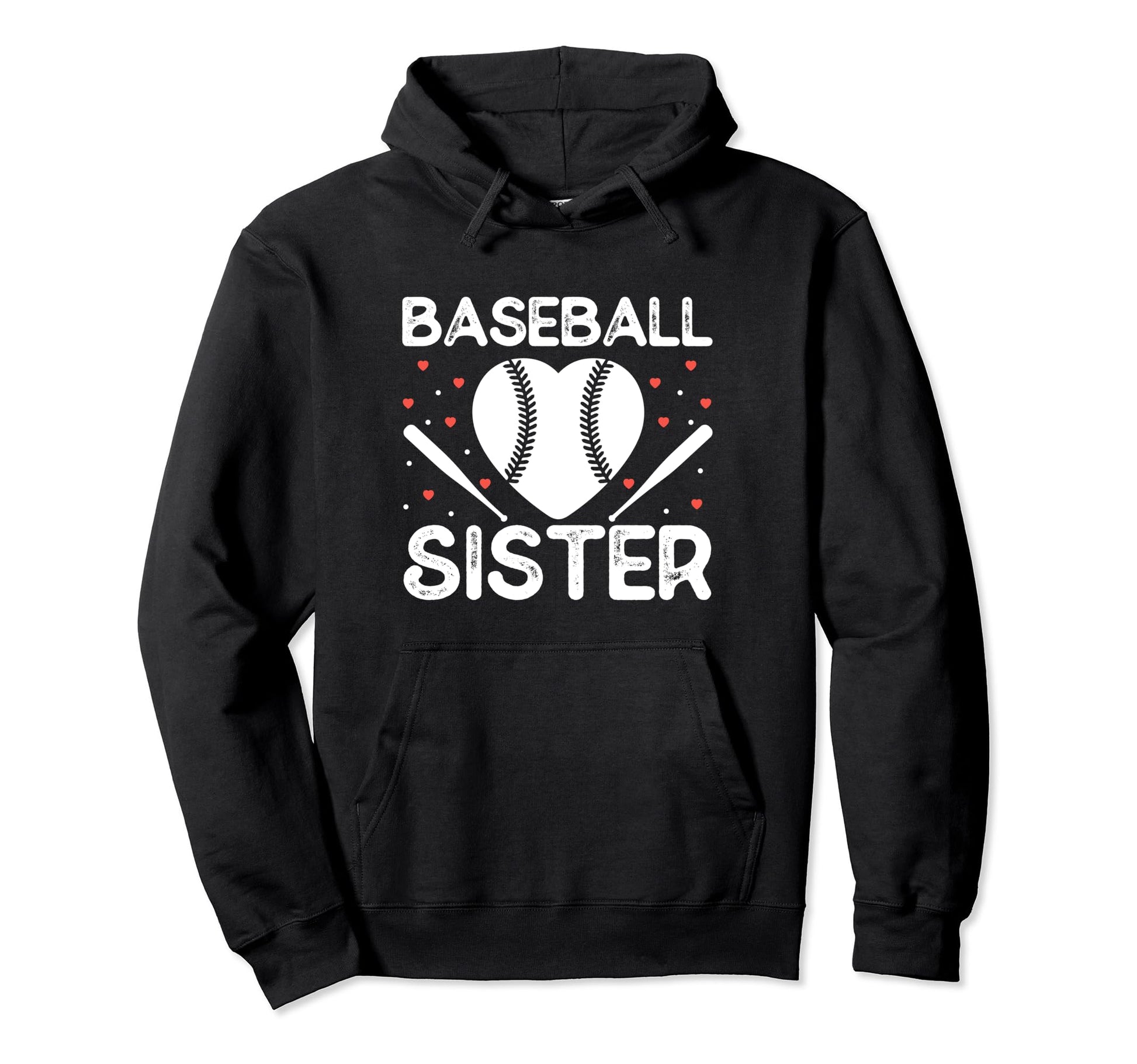 Baseball Sister Baseball Hoodie - Aesthetic Graphic Men Women - T-Shirt, Sweatshirt, Hoodie