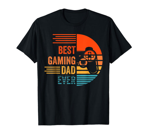 Best Gaming Dad Ever Gamer Father T-Shirt - Aesthetic Graphic Unisex - T-Shirt, Sweatshirt, Hoodie