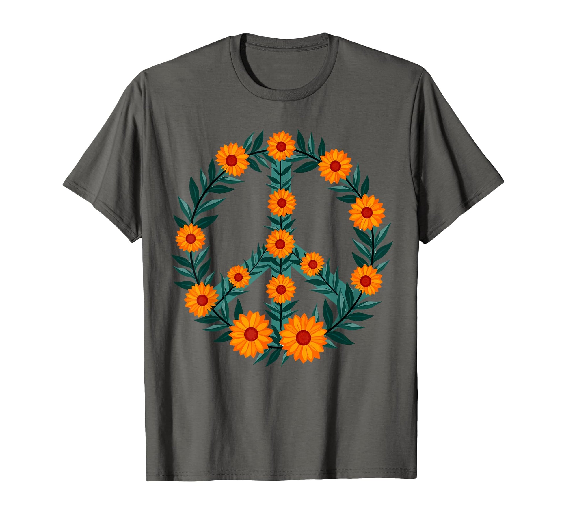 60S 70S Flower Power Groovy Love T-Shirt - Casual Everyday Wear Men Women - T-Shirt, Sweatshirt, Hoodie