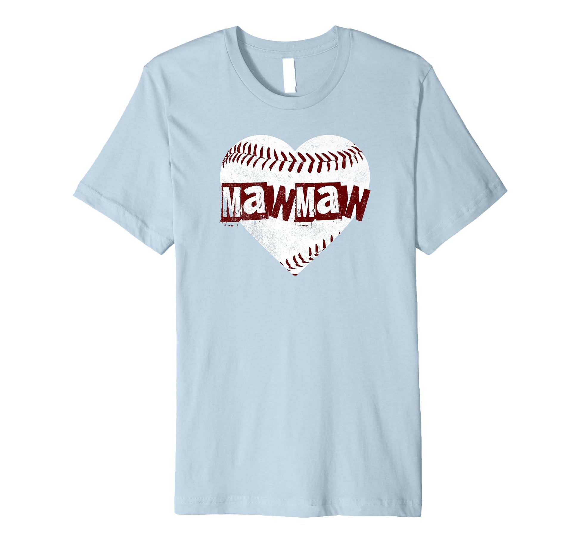 Proud Baseball Softball Mawmaw Grandma T-Shirt - Custom Art Print Unisex - T-Shirt, Sweatshirt, Hoodie