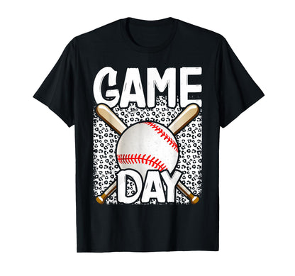 Game Day Baseball Funny Baseball T-Shirt - Custom Art Print for Adults - T-Shirt, Sweatshirt, Hoodie